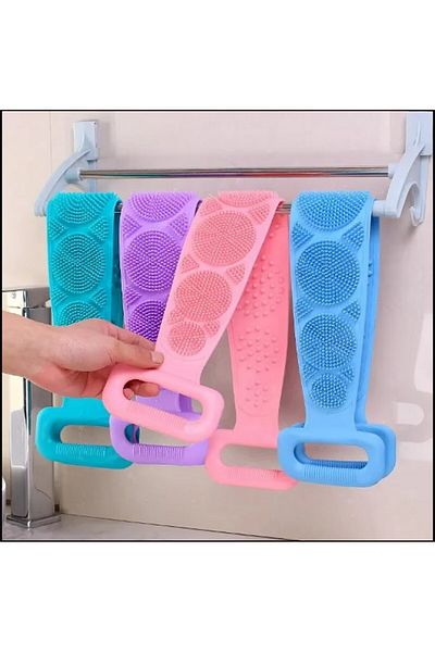 Monte Lua Double Sided Bath Bath Washcloth, Silicone Massage, Soft Shower Washcloth, Bath Washcloth,