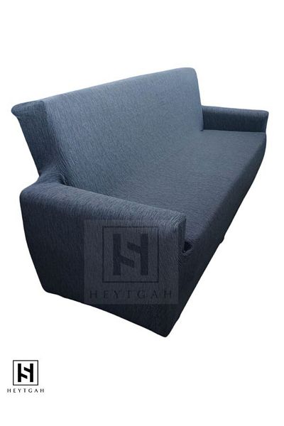 HEYTGAH Single 3-Piece Jacquard Woven Sofa Cover - Flexible and Anti-Racid Bar Patterned Sofa Bed Cover