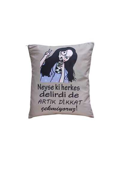 wera İkili Şakacı Baskılı Kırlent