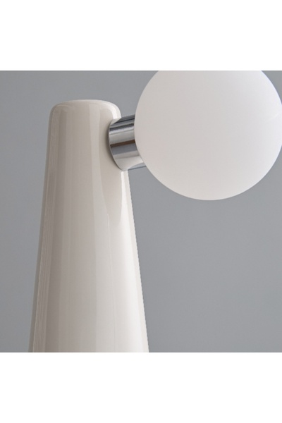 Home Box Sega Ceramic Table Lamp with USB Power Port - 15x8x23 cm