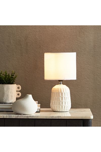 Home Box Caspian Ceramic Table Lamp - 17x17x31.5 cm
