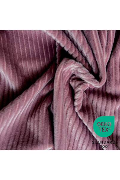 FUNZY Fitilli Kadife Döşemelik Pembe Kumaş Koltuk, Berjer, Kırlent Için Döşem...