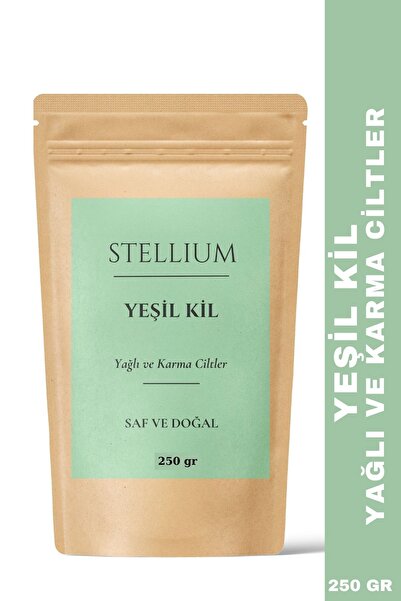 STELLIUM Doğal Toz Yeşil Kil Cilt Bakım Maskesi