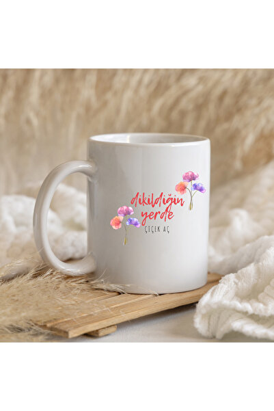 kubdekor Blooming Where You Are Sewn Printed Mug Motivational Mug