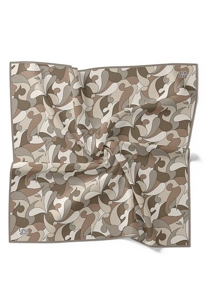 Levidor Abstract Pattern Sparkling Crystal Scarf