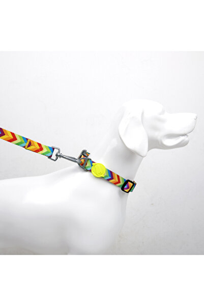 Tailpetz Rainbow H-Tipi Göğüs Boyun Tasması ve Sevk Kayışı Seti 3ü1 Arada