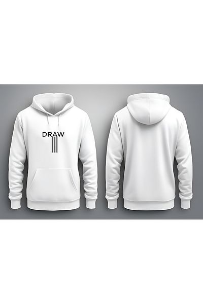 CDA SWEATSHIRT UNISEX WHITE DRAW