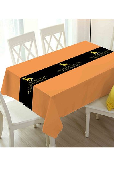 HIC Multicolored tablecloth 137 x 150 cm