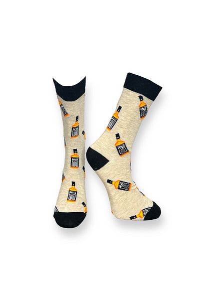 Mevo 3-Piece Unisex Flexible Moisturizing Cotton Colorful and Patterned Socks