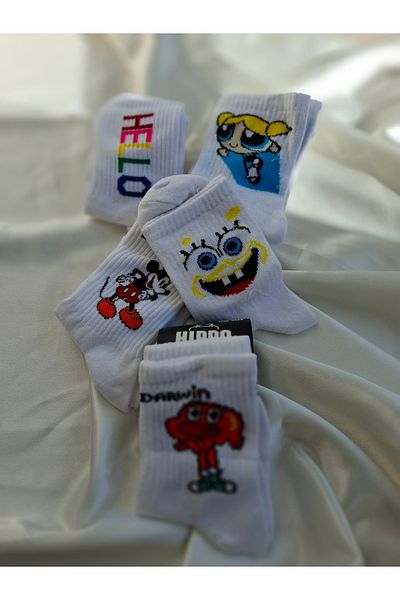 KumaşEvi Boxed College Socks Set