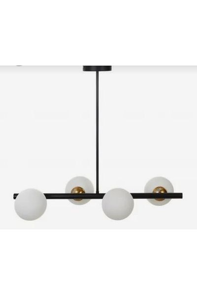 demet habek mylights Mylights Quad Table Top Pendant Chandelier Modern Sport Pendant Chandelier with Opal Glass