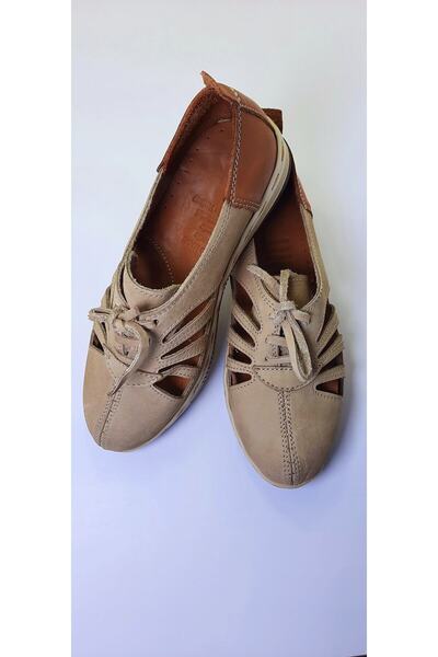 KAPAR Genuine Leather Inside and Outside Orthopedic Sandals