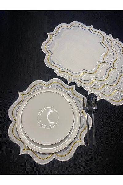 Smiling Home 6 Pieces Linen Ecru - Dubai Model Stylish American Service