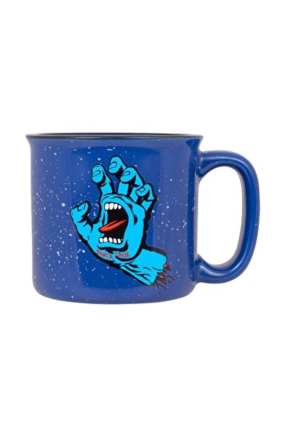 Santa Cruz Screaming Hand Mug - Speckle Blue 11oz