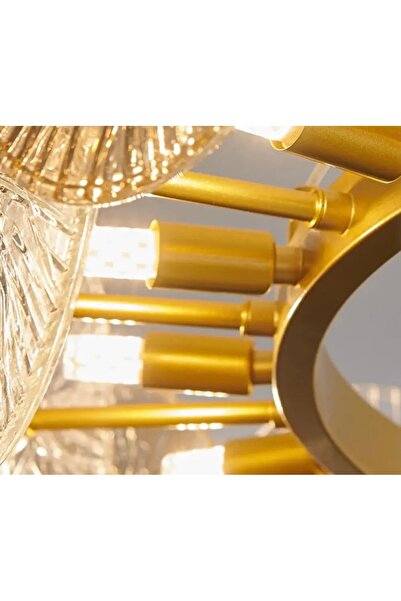 Cristalin Aydınlatma Cristalin Modern Gold Avize