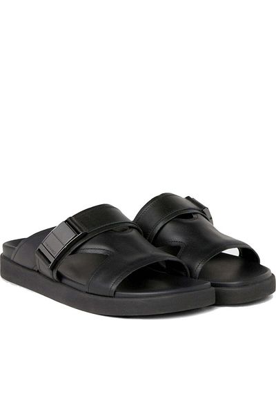 Calvin Klein Black Slippers Mens Shoes