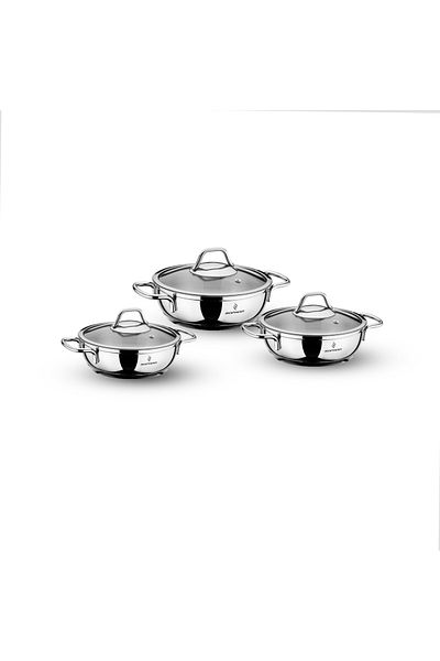 Sofram 6-Piece 18/10 Stainless Steel Omelette Cookware Set