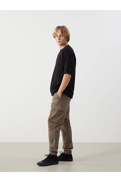 LC Waikiki Ανδρικό παντελόνι Cargo Xside Brown Standard Fit