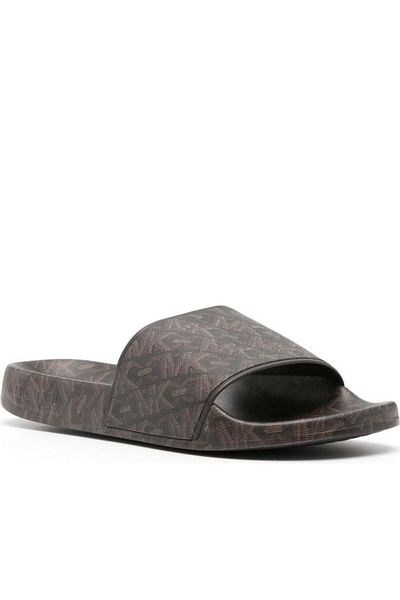 Michael Kors Brown Slippers Womens Shoes