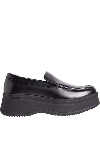 Calvin Klein Black Loafers Womens Shoes
