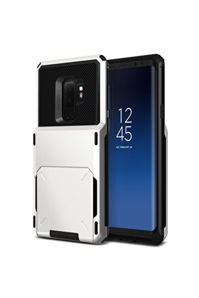 VRS Design Vrs Galaxy S9 Plus Ile Uyumlu Damda Folder Kılıf Cream White