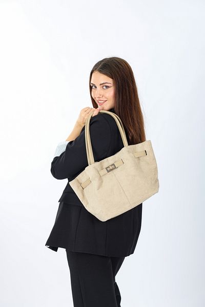 torime Geantă de umăr pentru femei din piele intoarsa - Accesoriu pentru centura, magnet, curea lunga, design elegant