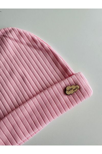minço bebe Ribbed Baby Boy Girl Child Luxury Combed Cotton Beret Hat
