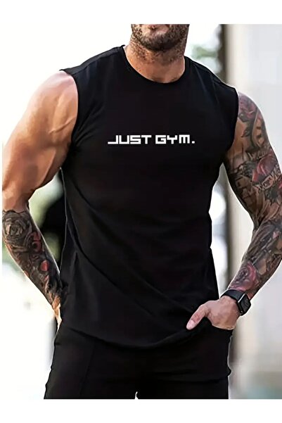 YOHO SPORT تيشيرت بدون أكمام مطبوع حسب الطلب للجنسين من Just Gym