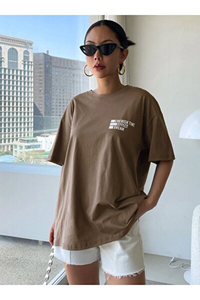 YOHO SPORT Cherısh Time Effect NALEĐENJE I PREDNJA Štampano Oversize kroj majica