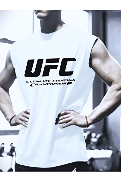 YOHO SPORT تيشيرت بدون أكمام مطبوع بتصميم UFC للجنسين