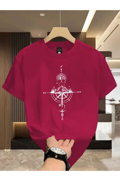 YOHO SPORT Kompas Štampano Specijalna dizajnerska unisex majica