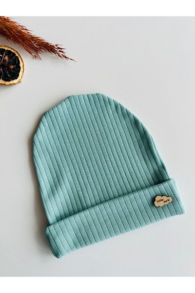 minço bebe Ribbed Baby Boy Girl Child Luxury Combed Cotton Beret Hat
