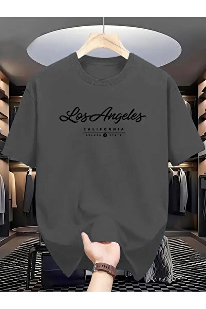 YOHO SPORT Los Anđeles Golden State Štampano Oversize kroj majica