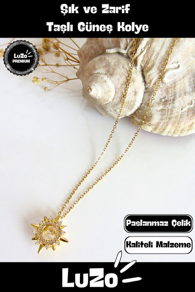 LuZo Premium Seri Sevdiğine Kendine Hediye Kararmaz Kaliteli Paslanmaz Çelik ...