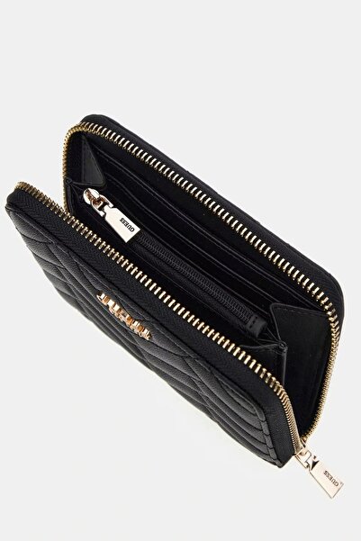 Guess ANNING SLG MEDIUM ZIP AROUND Kadın Siyah Cüzdan SWQG9508140-BLA