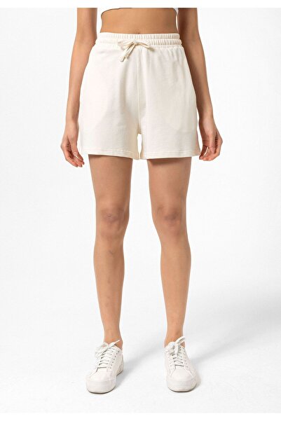 Williot Off-White Шорти-бермуди з кишенями, еластичним поясом і регульованою ...