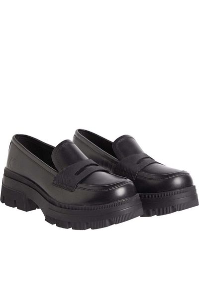 Calvin Klein Jeans Black Loafers Womens Shoes