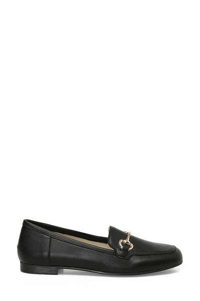 Polaris 323016   Black Comfort Sole Women's Loafer Shoes