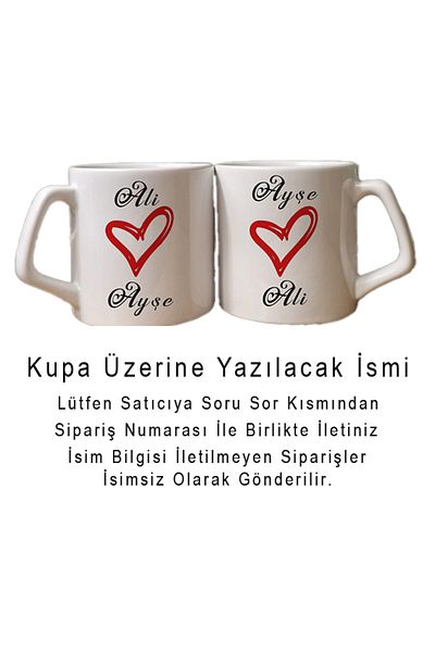 DİLAHOME مجموعة أكواب عيد الحب في 14 فبراير - هدية رومانسية للحبيب والزوج