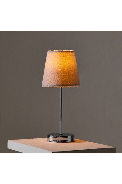 Home Box Sega Touch Lamp with Fabric Shade - 16x16x40 cm