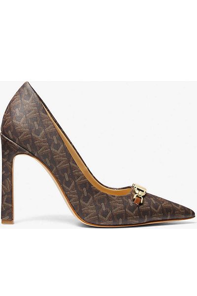 Michael Kors Brown High Heels Womens Shoes