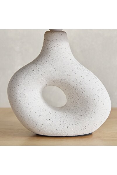 Home Box Amelie Ceramic Table Lamp with Paper Lampshade - 31 cm