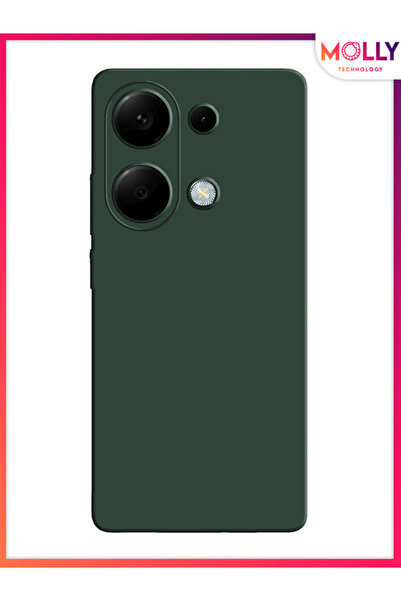 Molly Xiaomi Redmi Note 13 PRO 4G İçin Kaktüs Liquid İçi Kadife Silikon Kılıf