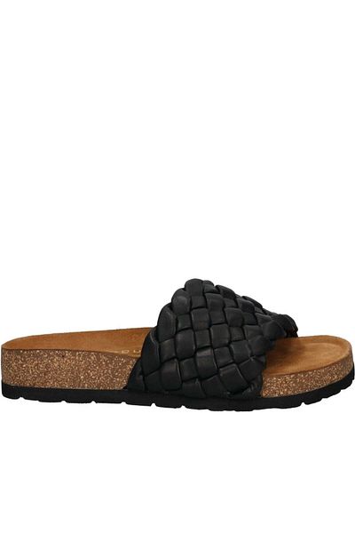 BUGATTI Black Slippers Womens Shoes