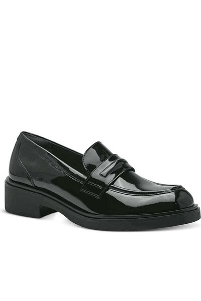 Tamaris Black Loafers Womens Shoes