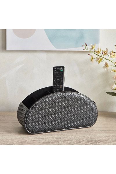 Home Box HBSO Nordic Leather Remote Holder - 30x10x15 cm