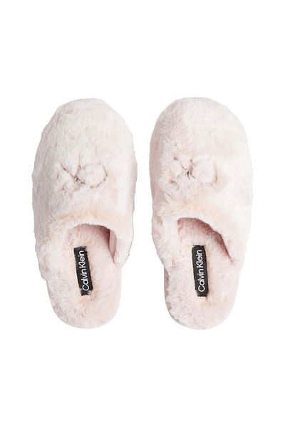 Calvin Klein Pink Slippers Womens Shoes
