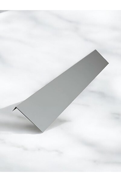 Nalbur Bakkal Kapı Altı Koruması Tekmelik Alüminyum Gri 8x80 Cm 2 Adet (KALIN ALÜMİNYUM PROFİL)