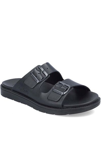 Rieker Black Slippers Mens Shoes