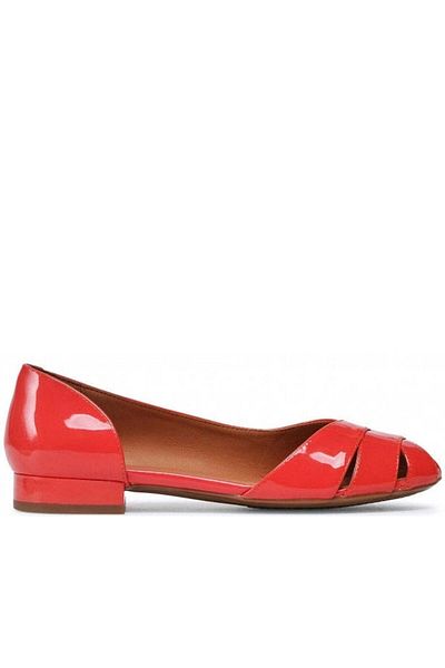 Geox Orange Ballerinas Womens Shoes